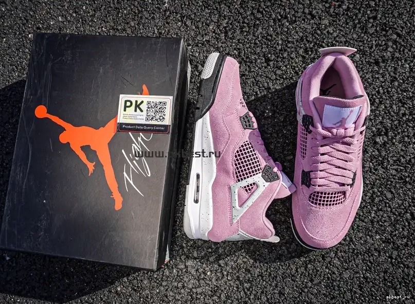Jordan TO 4 READY PK RETAIL SHIP “Orchid” Air MATERIALS Jordan GOD 0504